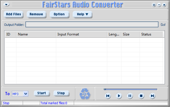 FairStars Audio Converter Pro 安卓版 音频转换器 界面截图