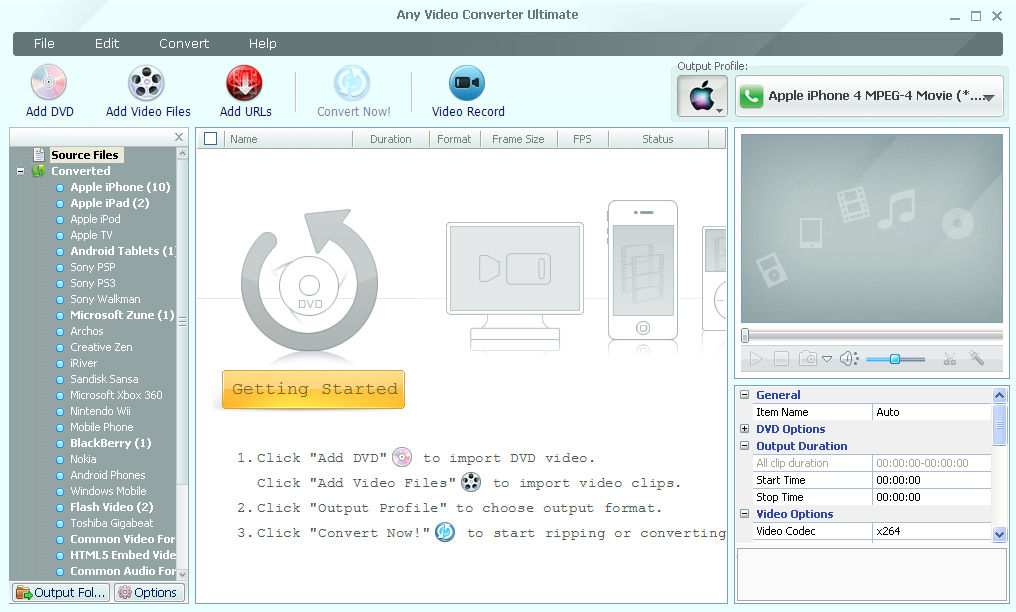 Any Video Converter Ultimate ��׿�� ��Ƶת������