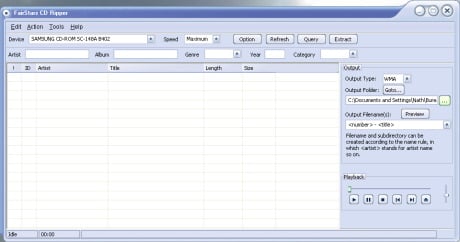 FairStars CD Ripper 安卓版 CD抓轨工具界面截图