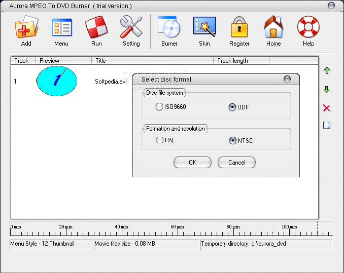 Aurora MPEG to DVD Burner �������� ��׿��