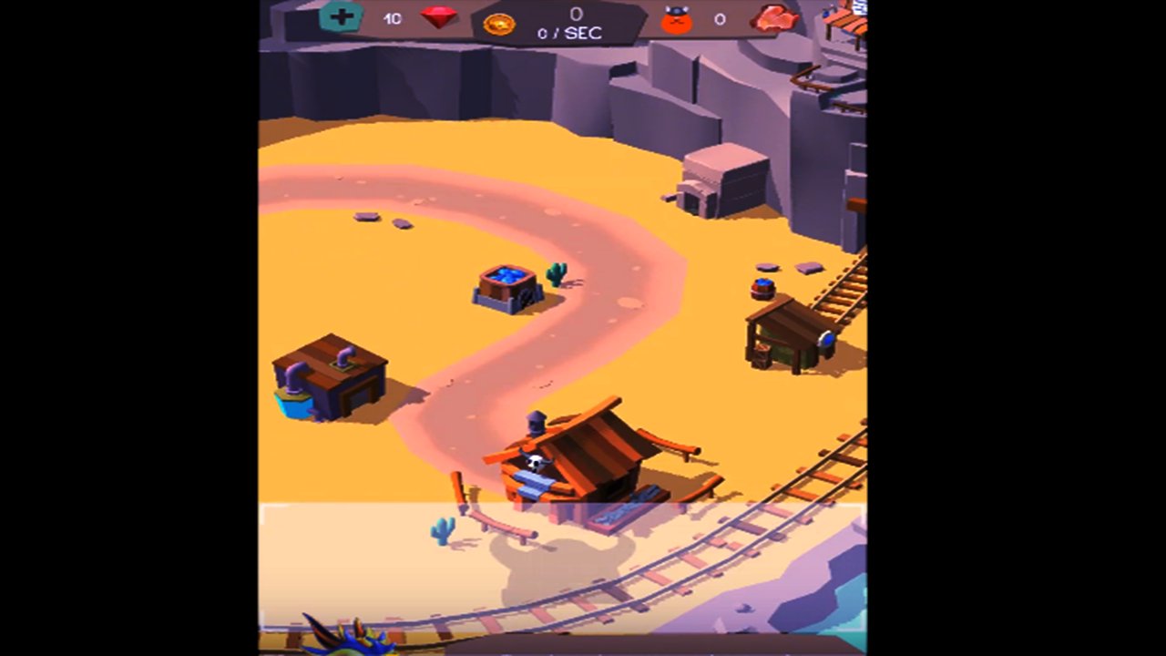 小矿工艾德尔中文安卓版(Tiny Miners Idle Clicker)新手升级挖矿工具与雇佣工人界面
