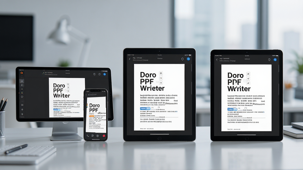 ��̨�豸�ֻ�ƽ�����ͬʱ��ʾͬһ��PDF�ļ�������Ϊ���豸չʾ������Ϊ�������У��Ű���⣬���Ϊ�ִ��Ƽ��У�ϸ�ڰ���Doro PDF Writer���ɵ�PDF�ĵ����棬���ʸ���ɾ��޶���Ԫ��