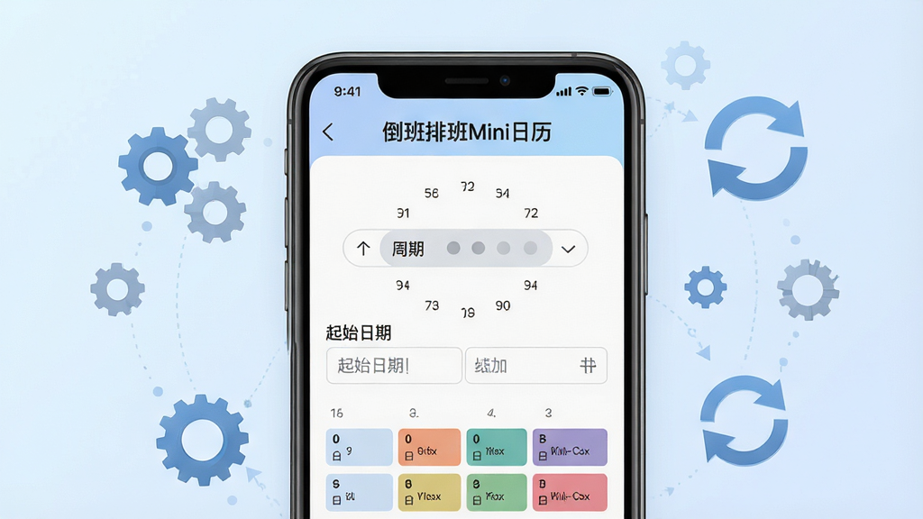 一张简洁的信息图,画面中心是一部手机,手机屏幕上展示