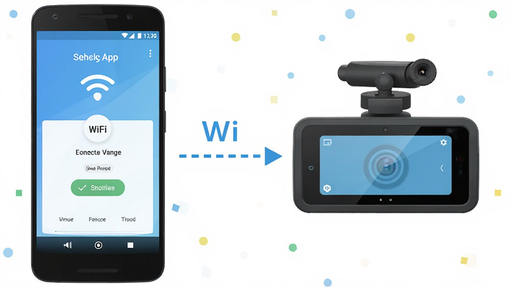 ·ӰApp��װ�����Ӳ���ʾ��ͼ���������Ϊ��׿�ֻ�����Ļ��ʾWiFi���ӽ��棬�Ҳ�Ϊ·Ӱ�г���¼���豸���м������߼�ͷ��ʾWiFi���ӣ�������Ϊ��ƽ���̳̲�ͼ����ɫ���£����ʸɾ����޶�������