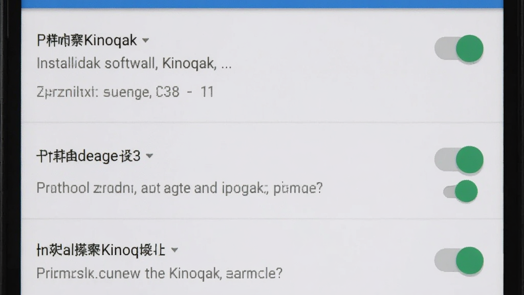 һ��չʾ��׿�ֻ���װKinoqak����ʱȨ�����ý���Ľ�ͼ������Ϊ�ֻ���Ļ��д������Ϊ�����б����Ű�ΪȨ�޿������У����Ϊϵͳԭ�����ý��棬ϸ�ڰ���Ȩ�����ơ�����״̬����ʾ���֣���������������ɾ����޶���Ԫ��