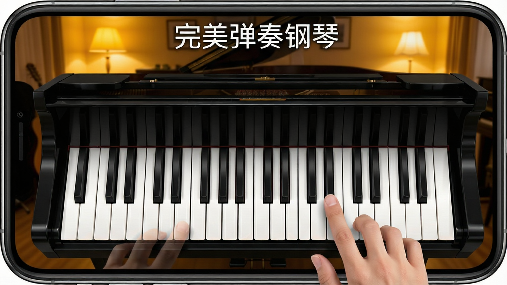 �����������Ӧ�������棬����������һ�ܺ�ɫ���Ǹ��ٵĸ���ͼ���ټ��������������У��ֻ���Ļ�߿������ɼ�����Ļ�Ϸ���ʾ�������ơ�����������١�����������ܰ�ľӼ������ң�ů��ɫ�ƹ⣬���沼�־��жԳƣ����дʵ�ɾ���ϸ�ڰ����ټ���������ָ�ᴥ��Ļ�Ķ��������ʸ��壬�޶���Ԫ��
