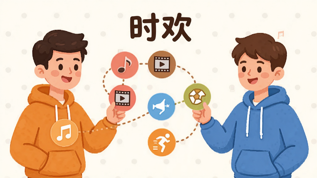 һ��չʾ��ʱ������Ȥƥ�书�ܵĲ廭������Ϊ��������ͨ����Ȥ��ǩ������һ�𣬲������ҶԳƣ��Ű����������Ϊ��ů��ͨ��ϸ�ڰ������֡���Ӱ���˶���ͼ�꣬���ʸ��壬�ɾ����޶���Ԫ��