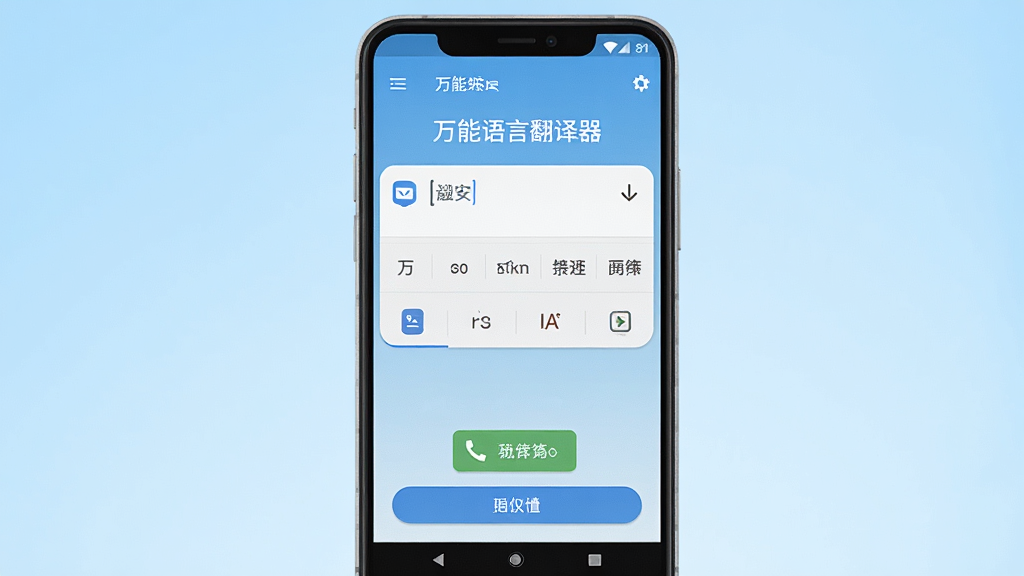 一张手机屏幕正面展示