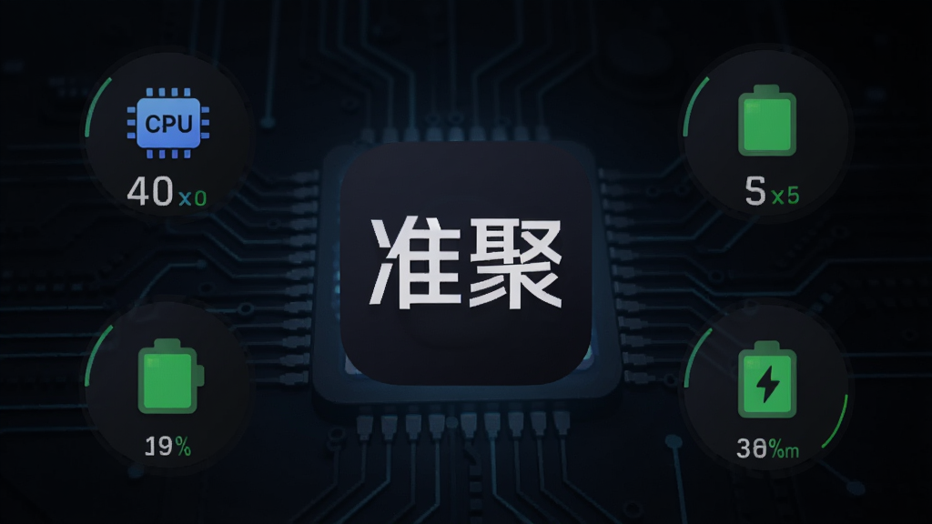 手机性能监控界面风格,