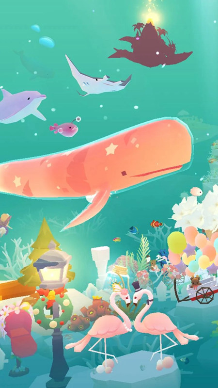 深海水族馆一周年完整最新安卓版 下载安装界面与周年庆活动主视觉