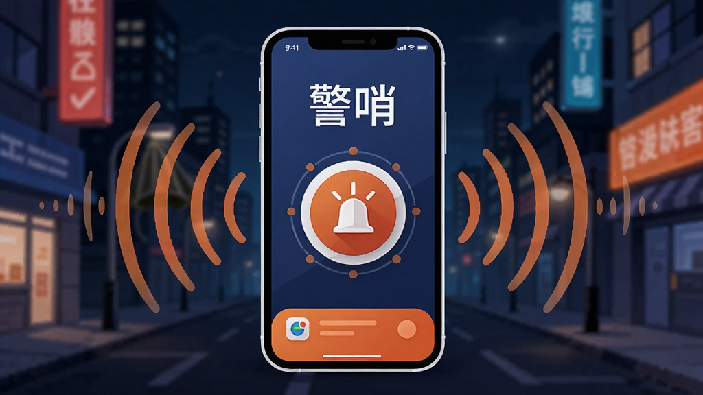 画面中央是一部智能手机,屏幕显示