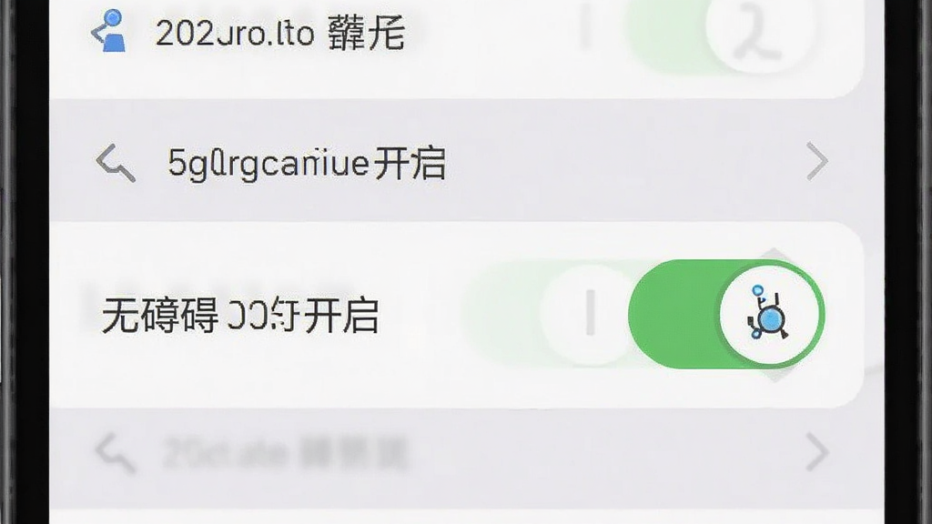 一张手机设置界面的截图风格图片,重点展示无障碍服务开启的开关按钮,旁边有小自动的图标,风格是扁平化UI,细节包括开关的绿色高亮状态,画质清晰,无多余文字。
