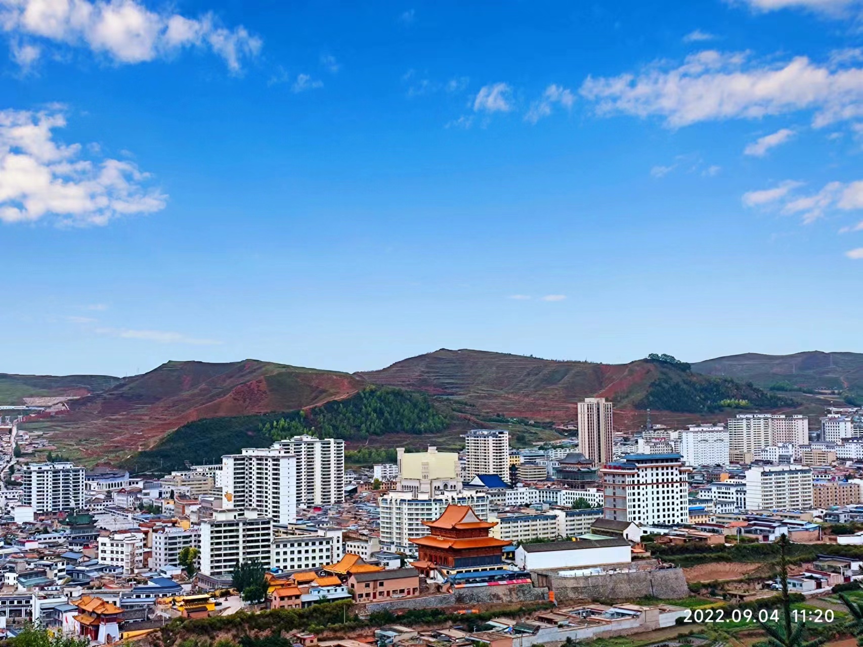 魅力临潭新城古镇老街巷子 临潭人文风景