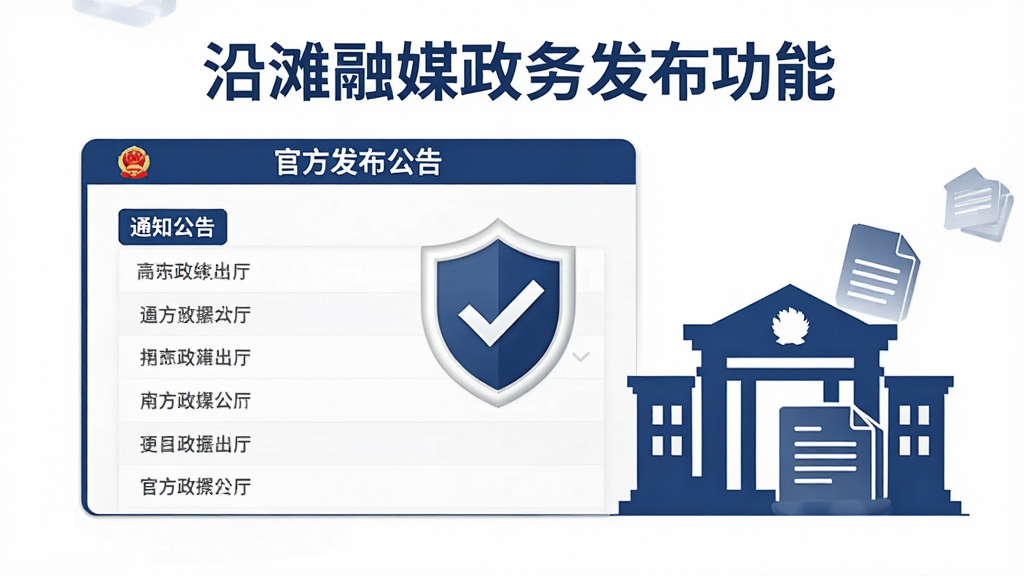 һ������̲��ý���񷢲�����Ϊ���������ͼ������������һ�����ж�����Թ���ʶ�Ĺٷ��������棬��������ʾ֪ͨ�����б����Ա����������������Ӱ���ļ�ͼ�ꣻ������ɫΪ�������ɫ�����ׯ�ؼ�࣬�Ű������ϸ�����������ʸɾ����޶���Ԫ�ء�