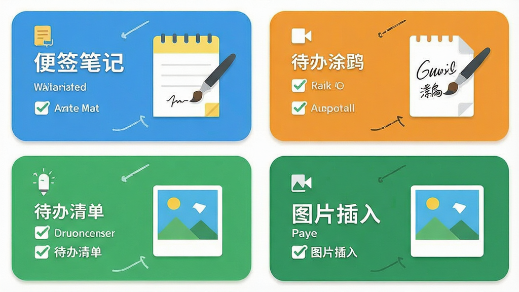 一张信息图风格的海报,画面分为四个区域,分别展示