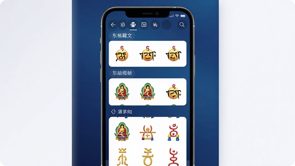 һ��չʾ�����������뷨�����������ͼ�������������ֻ���Ļ�ϵı���ѡ����棬����������Ÿ��ֲ��ı��顢�ڽ�ͼ���ͷ��ţ�����Ϊ�ֻ����У�����Ϊ����ɫ���䣬���Ϊ�ִ�UI��ƣ�ϸ�ڰ�������ľ�ϸ���ƺͷ����ǩ������Ϊ���壬�ɾ��޶���Ԫ��
