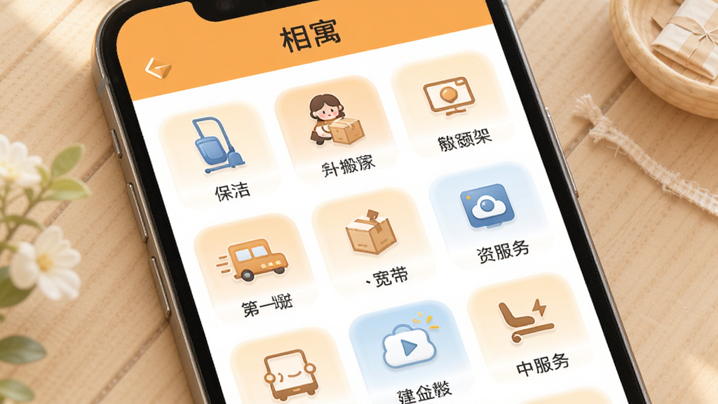 ����Ϊ��ԢAPP�������ҳ�棻����Ϊ�ֻ���Ļչʾ�������ͼ�ꣻ�Ű�Ϊ����״���У����Ϊ��ů����磻ϸ��Ϊͼ��������ࡢ��ҡ�������Ԫ�أ�ҳ�涥����ʾ����Ԣ�����ƣ�����Ϊ���壬�ɾ��޶���Ԫ��