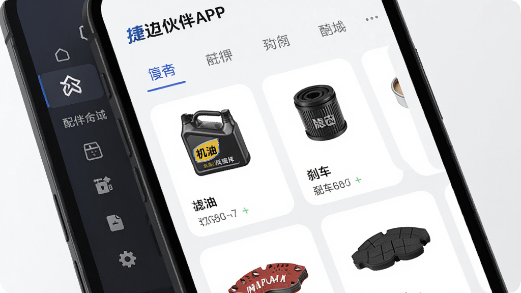 ��;���APP����̳ǽ��棬�ֻ���Ļ����������ർ������Ʒ��Ƭ�б����������͡���о��ɲ��Ƭ����Ʒ����ͼ���������Բ�ǿ�Ƭ��ƣ�������࣬�����������ɾ��޶���Ԫ��
