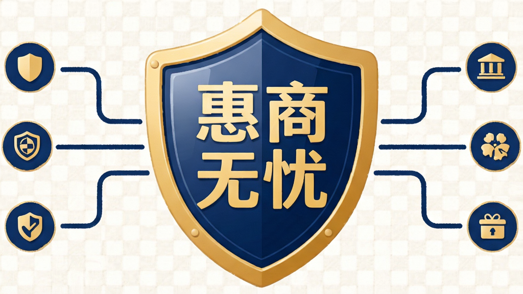 ��������Ϊһֻ�����롰�������ǡ����ֱ�ʶ��ϣ����Ʊ����й����ʸС�����Ϊ���ƾ��У���������������������Ӷ��Сͼ�꣬������ͬ������Ŀ���Ű�Գ��ȶ������Ϊ��ȫ�ɿ��ı�ƽ���廭�硣ϸ���϶��Ʊ�ԵԲ����ɫ���������ɫΪ��������Ϊǳɫ������������������������ɾ����޶���Ԫ�ء�