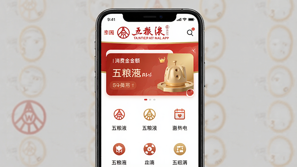 ����Һ��԰Ӧ���������ͼ��񣬻�������Ϊһ�������ֻ�����Ļ��ʾ����Һ��԰APP��ҳ�����ְ�������Ʒ�Ʊ�ʶ���в����ѽ���Ƭ���·�����ͼ�������Ű��������򣬷���ִ����񡢼�������ϸ�������ֺ�׽���ɫ������ҺƷ��Ԫ�أ����ʸ��塢�ɾ����޶���Ԫ��