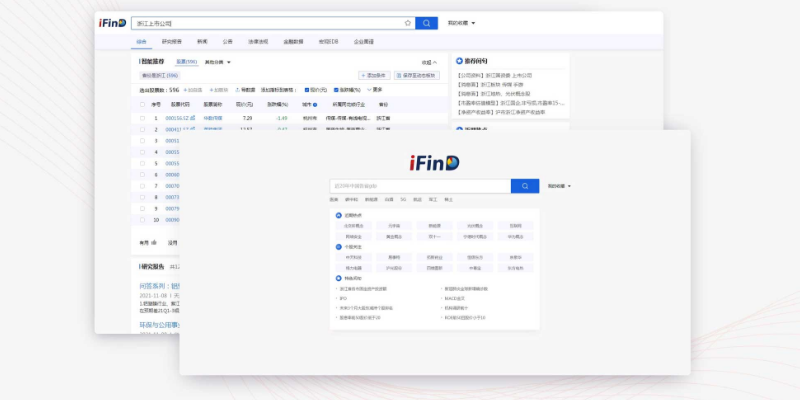 同花顺iFinD 安卓版 功能界面截图
