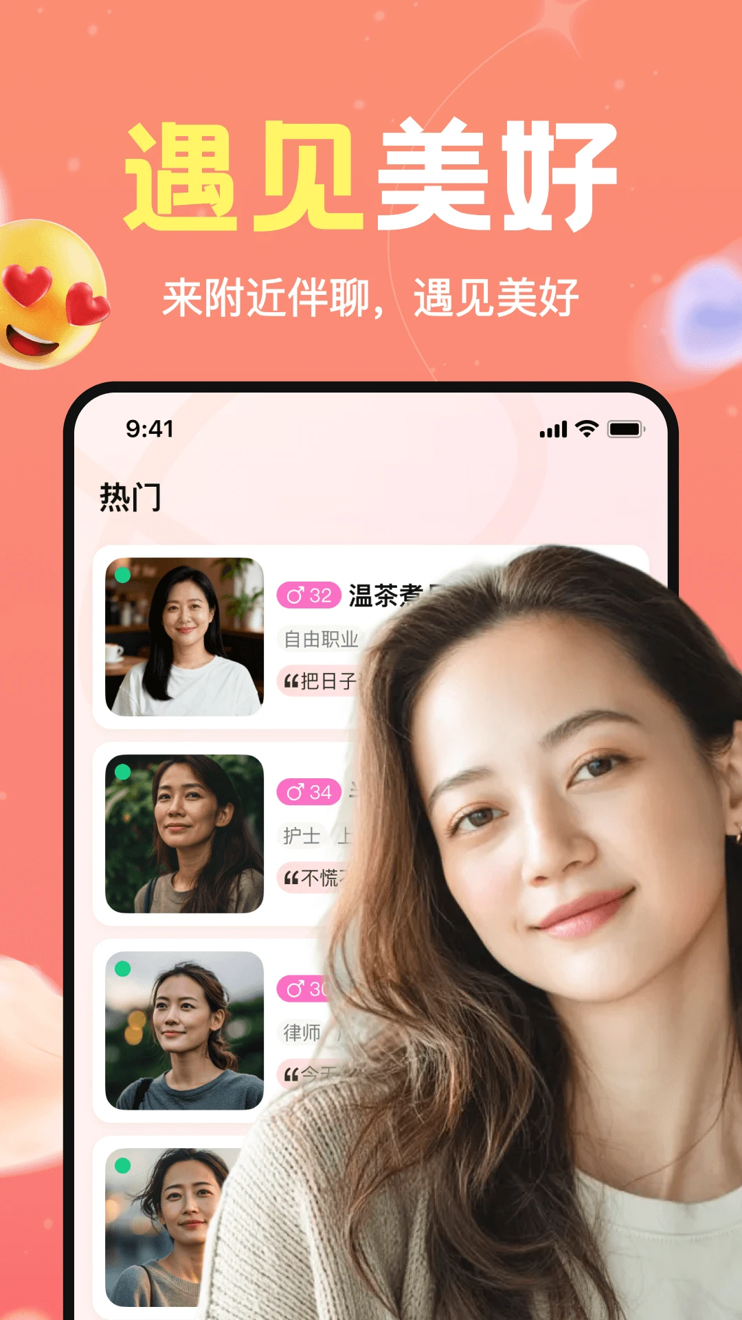 附近伴聊1.6.00 同城交友聊天