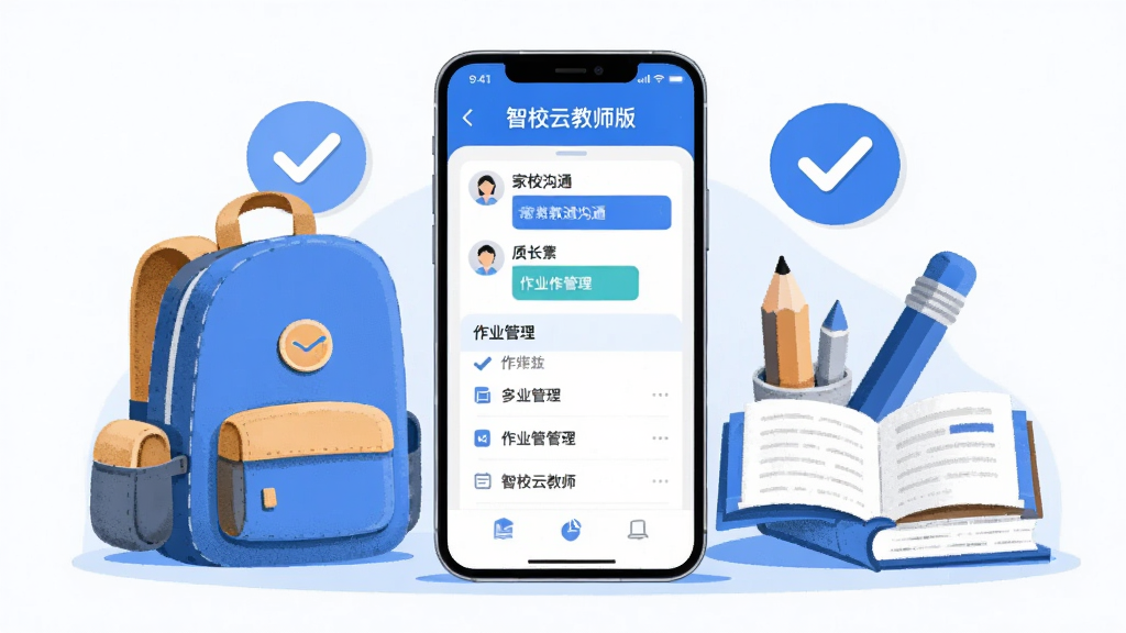 一款面向教师群体的智慧教学管理手机应用,软件名称