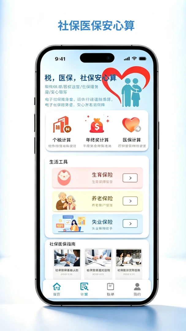 电子社保安心计算1.0.0 社保计算