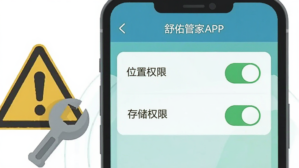 �ֻ���Ļ��д����ʾ���ӹܼ�APP��Ȩ�����ý��棬�����С�λ��Ȩ�ޡ��͡��洢Ȩ�ޡ����س���ɫ����״̬���ֻ��Ա߷���һ�������־�Ͱ���ͼ�꣬���������Ų��������Ż���������Ϊ��ƽ����ƣ�ɫ��������Ϊ�������ʸɾ����޶������֡�