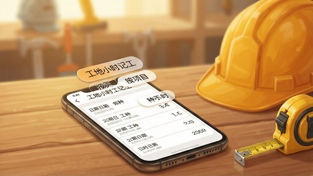 һ���ֻ�Ӧ�ý����ͼ���Ĳ廭������չʾ������Сʱ���ǹ���APP�ļǹ�ҳ�棬�������а�Сʱ�����졢����Ŀ��ѡ��ť���·��г�������ʱ��¼��ÿ����¼��ʾ���ڡ����ֺ͹�ʱ���֣��ֻ�������ľ�������ϣ��Ա��а�ȫñ�;��ߣ������黯����������ɫ����ů�������������޶���Ԫ��