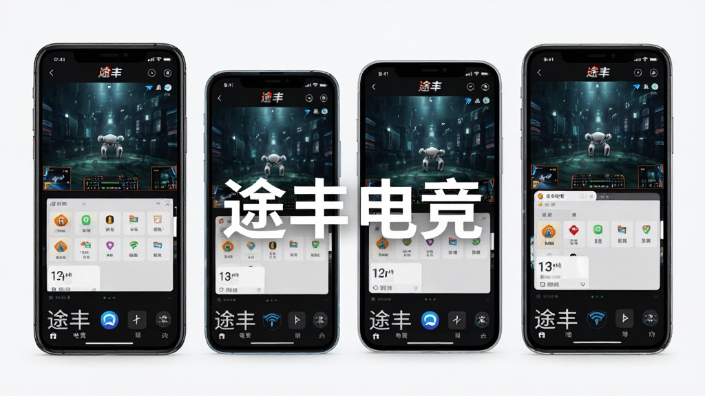 һ��չʾ;��羺���������ݵ�AI����ͼƬ������Ϊ�ಿ�ֻ�����չʾͬһӦ�ý��棬����Ϊ�������д������£��Ű��ִ���ǿ�����Ϊ�Ƽ���Ʒչʾ�磬ϸ�ڰ�����ͬ��Ļ�ߴ���ֻ�����������ӦЧ���������ź�ͼ���Ԫ�أ����ʸ��壬�ɾ��޶���Ԫ�أ������д����֡�;��羺��