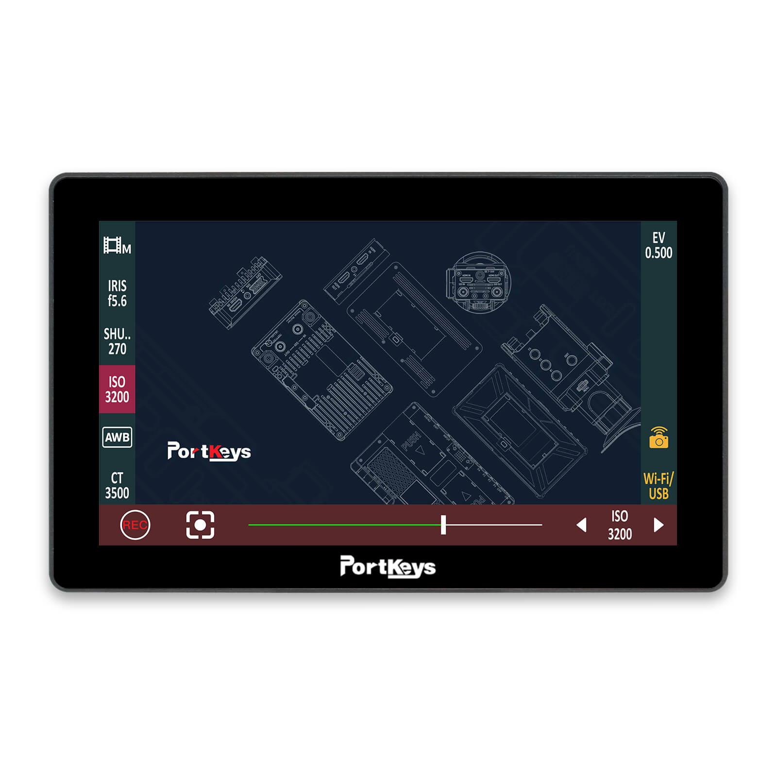 PortKeys 监视器 安卓版 操作界面