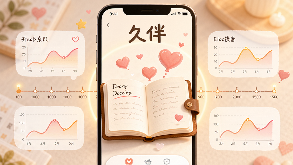 一个温馨的手机应用界面,名为