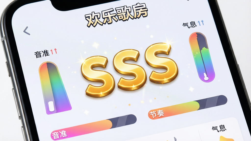 ����������һ���ֻ���Ļ��д����Ļ����ʾ���ָ跿�ݳ����ֽ��棬һ�����ġ�SSS��������ĸλ�����룬��Χ��������׼�����ࡢ��Ϣ������������Ļ�Ϸ��С����ָ跿�����⣬����Ϊ���о۽���ͼ���Ű������죬���Ϊ��Ϸ��UI��ƣ�ϸ����������ĸ�н�ɫ����������ɫ�ʽ��䣬����2K���ɾ��޶���Ԫ��