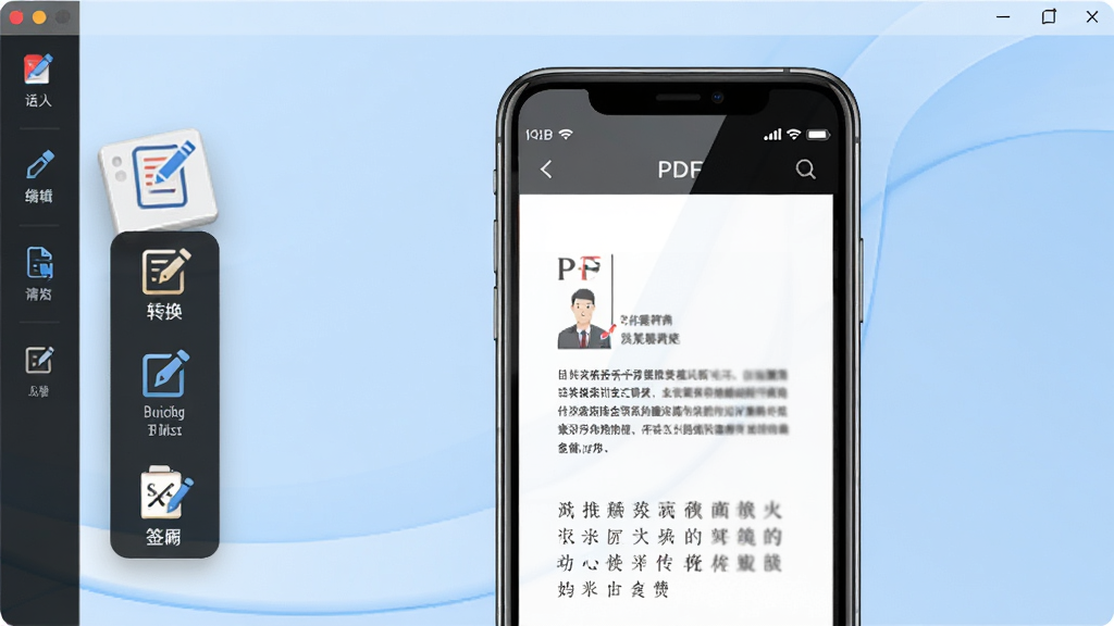 ����PDF����������չʾ������������һ̨�����ֻ�����Ļ����ʾPDF�ĵ��Ķ����棬���Ϊ���ܹ������������༭��ת������ע��ǩ����ͼ�꣬����Ϊǳ��ɫ���䣬���ּ�����������Ϊ�ִ��Ƽ��У�ϸ������Ļ����΢���⣬���ʸ��壬�ɾ����޶���Ԫ��