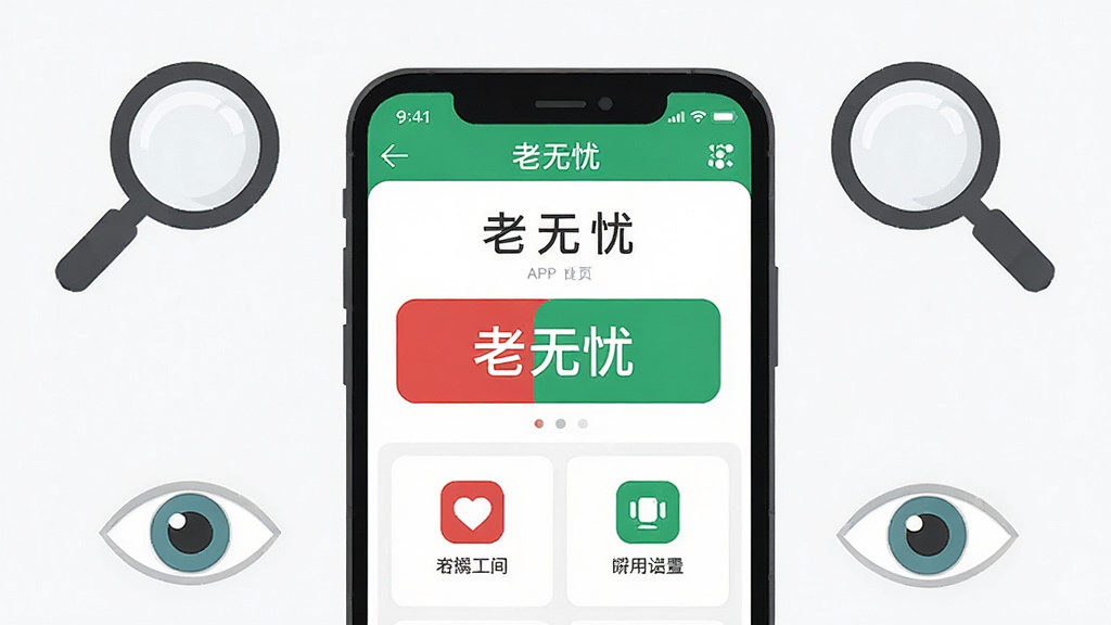 一张展示手机应用界面的平面设计图,画面主体是