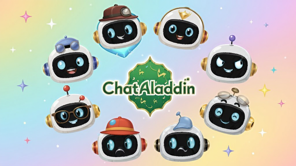 �����ͬ����ͷ��εĿ�ͨ������ͷ��Χ�Ƴ�һ��ԲȦ��ÿ�������˴���һ���Ը��ɫ��ԲȦ������ChatAladdin��Logo������Ϊ��͵Ĳʺ罥��ɫ�������ÿɰ��������������ɾ����ࡣ
