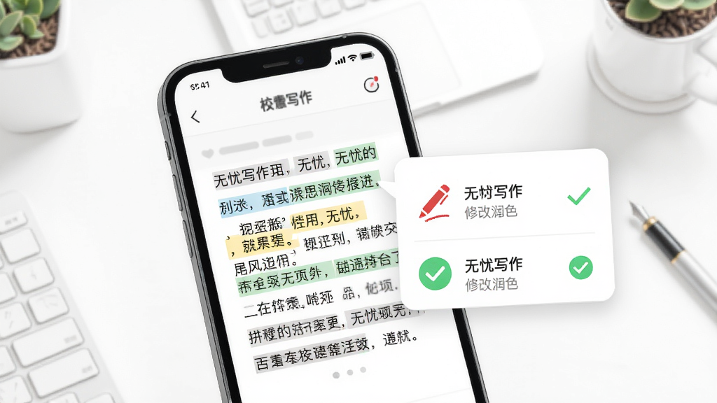 չʾ����д����У����ɫ���ܽ��棬�������ֻ���Ļ��ʾһ�����֣����в��ִ��ﱻ������ע���Աߵ����޸Ľ�����к�ʹ�������ɫ�Թ���ͼ��Ԫ�أ�����Ϊ�ɾ��İ�ɫ���棬���Ϊ��Լ�칫�廭��ϸ�����������ʸ��壬����ɾ����޶���Ԫ��
