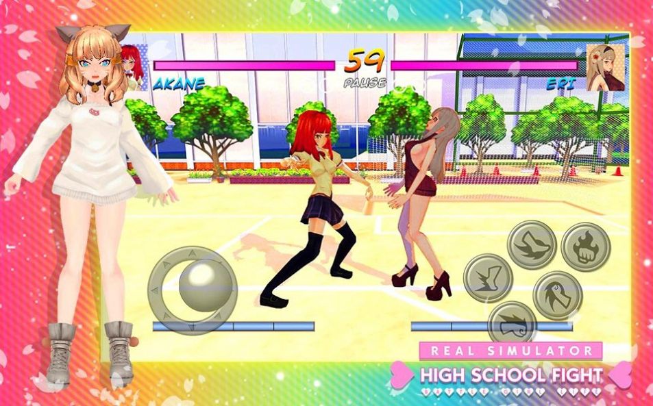 高中女生真正的斗士游戏最新中文版下载(High School Girls Real Fighter) 高中女生真正的斗士游戏最新中文版下载(High School Girls Real Fighter)