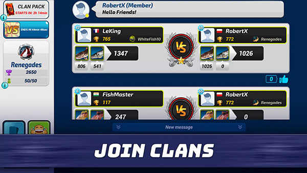 钓鱼比赛中文安卓版(Fishing clash)下载安装界面截图