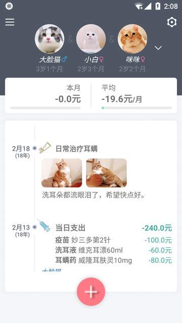 猫咪成长记app红包版区块链下载版本对比图,普通版与红包版界面对照