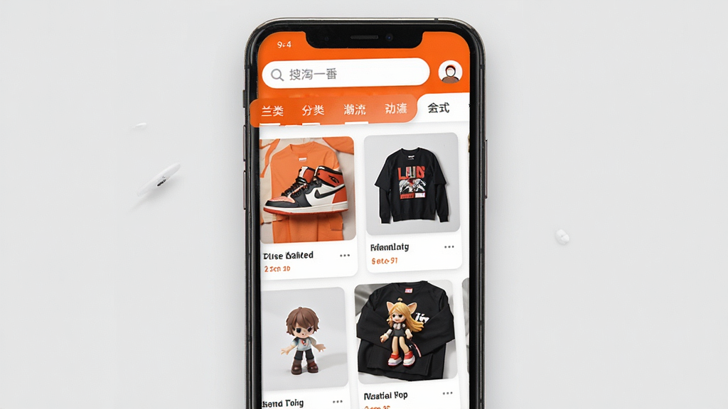 һ��չʾ����һ��APP��ҳ������ֻ�����ͼ����������Ϊ�ֻ���Ļ����Ļ�ڳ��ֳ�����Ʒ�ٲ������֣�������Ь�����Ʒ��Ρ��ְ����Ʒ��Ƭ������������������ർ����������ɫ�԰�ɫ������ɫΪ��������Ϊǳ��ɫ��ɫ��������ִ���ϸ�����������ʸɾ����޶���Ԫ��
