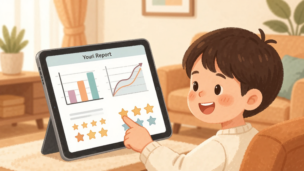 ������һλ�ҳ��ͺ���һ����ƽ������ϵ�ѧϰ����ҳ�棬����������״ͼ������ͼ�����ǽ���ͳ�ƣ���������ָ����Ļ�ϵĽ������ߡ����ֲ��������ӽǣ���������ܰ�ļ�ͥ���������Ϊ�����ܰ�Ĳ廭���ϸ���ϱ���ҳ��ɫ����ͣ�ͼ���������ҳ����΢Ц�����ӱ����Ժ��������������ɾ����޶���Ԫ�ء�