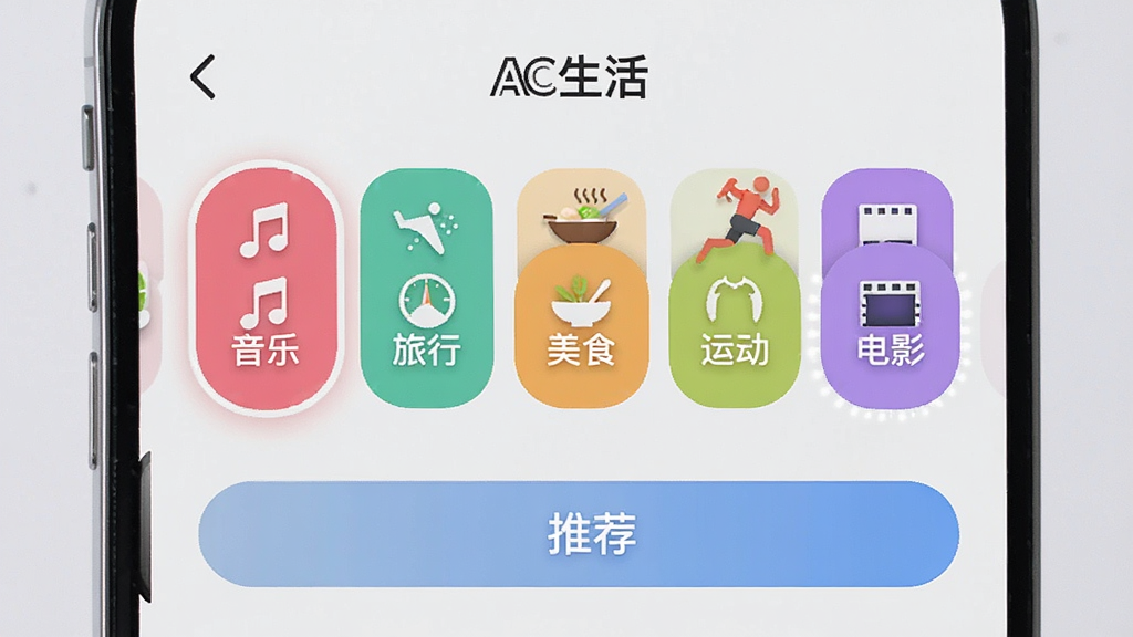 手机界面展示