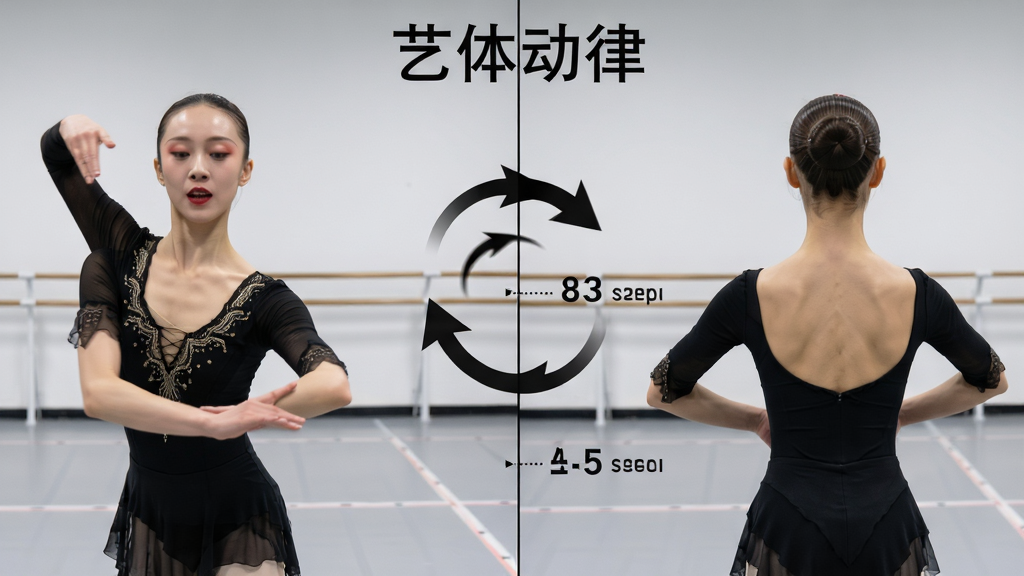 �������棬���չʾ�������涯�����Ҳ�չʾ���涯�����м�����ת��ͷ��ֽⲽ�����֣�����Ϊǳ��ɫ�����������ֲ������ҶԳƽṹ������ѧ��ʾ�磬ϸ�ڰ������߷�װ������������ߣ����ʸ��壬����ɾ����������ֱ�ע�����嶯�ɡ���
