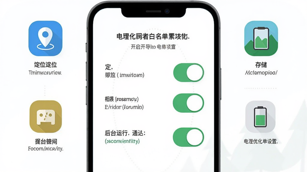 ԽҰ��˾��App�������ý��棬�ֻ���Ļ��ʾȨ�޿�������ҳ�棬������λ���洢����̨��������Ȩ�޿��أ��Ա��е���Ż�������������ڡ�����Ϊ�ֻ����У�Ȩ��ͼ�껷�ơ����Ϊ��ƽ���̳̲廭�磬ϸ�ڰ������ذ�ť��Ȩ��ͼ������ʾ���֡������������ɾ��޶���Ԫ�ء�