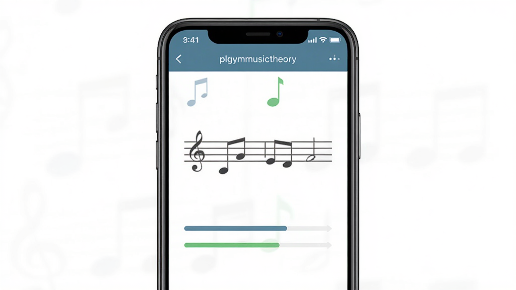 һ��չʾplgymusictheory���������ͼƬ������Ϊ�ֻ���Ļ��ʾ����������ϰ���棬���־��У��Ű��࣬���Ϊ�ִ���ƽ����ƣ�ϸ�ڰ��������ס�����ͼ�ꡢ��ϰ�������������������ɾ����޶���Ԫ��