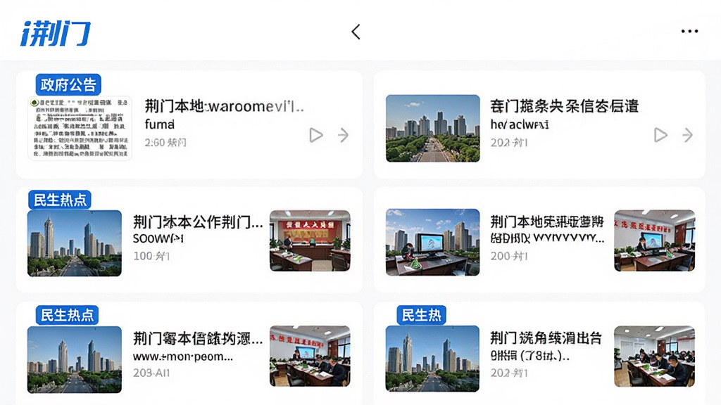 手机新闻资讯列表界面,顶部有