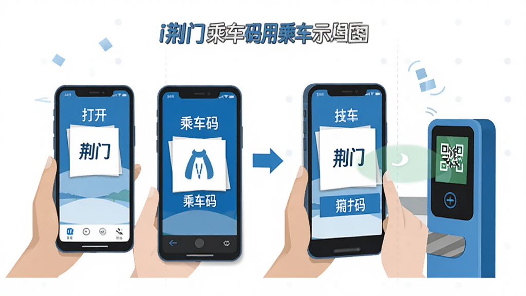 手机APP使用教程示意图,展示