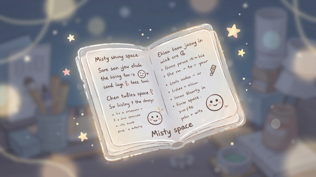 һ������ Misty space �����������¼���ܵ���ͼ������������һ�������ڿ��еİ�͸���������ˣ�����ҳ������ʾ����͵���д�������ʻ����飬���沼��Ϊ���й�ͼ���Ű�����ҳ��ײ���һ��С�� 